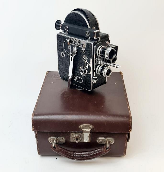 Paillard Bolex Cine Camera In Case