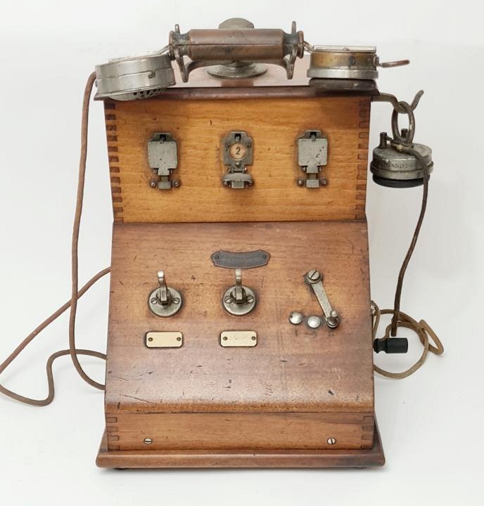 Antique French Telephone Switchboard