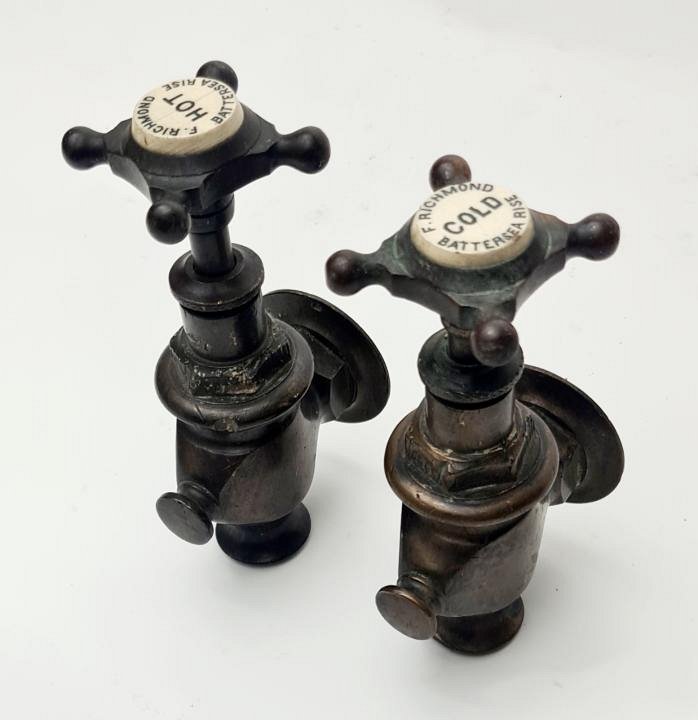 Period Bronze Taps (pair)