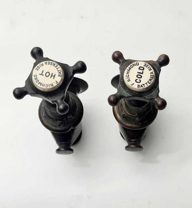 Period Bronze Taps (pair)