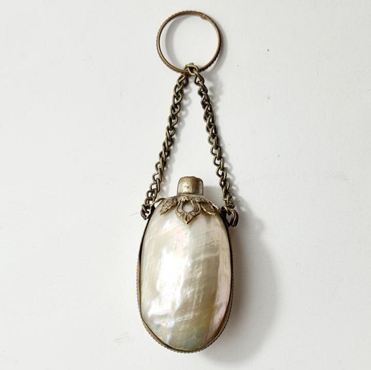 Mother Of Pearl Bottle On Chain