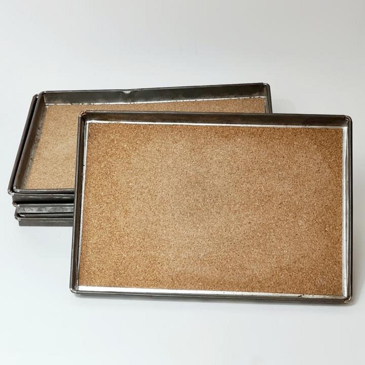 Cork-Lined, Metal Dissecting Tray