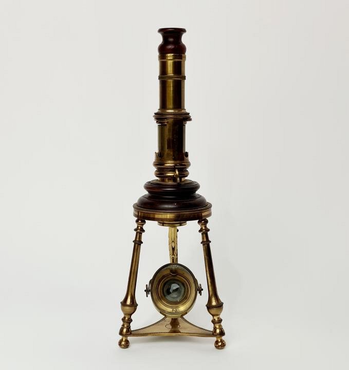 Brass Culpeper style microscope
