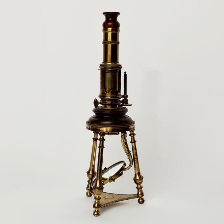 Brass Culpeper style microscope