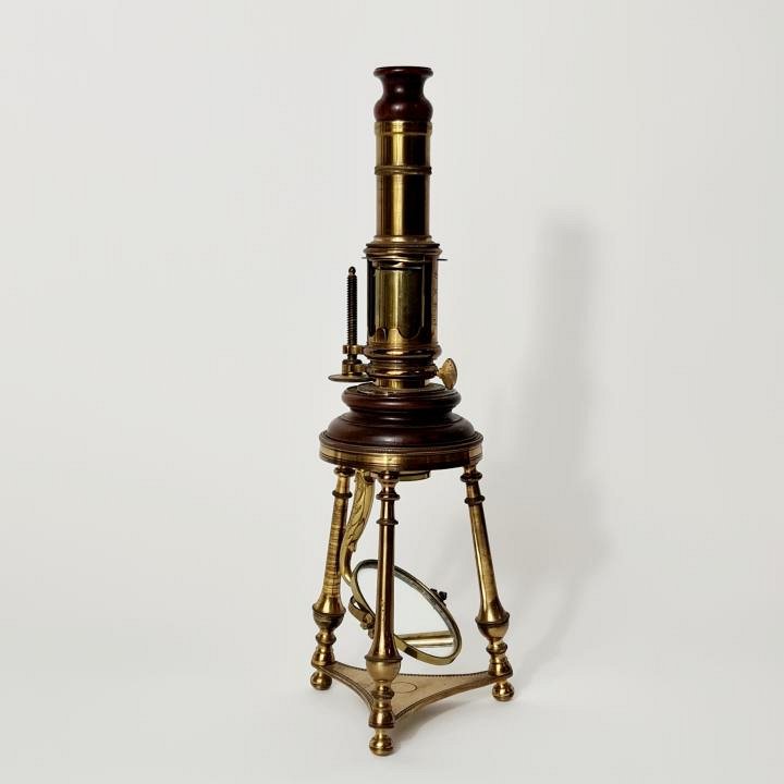 Brass Culpeper style microscope