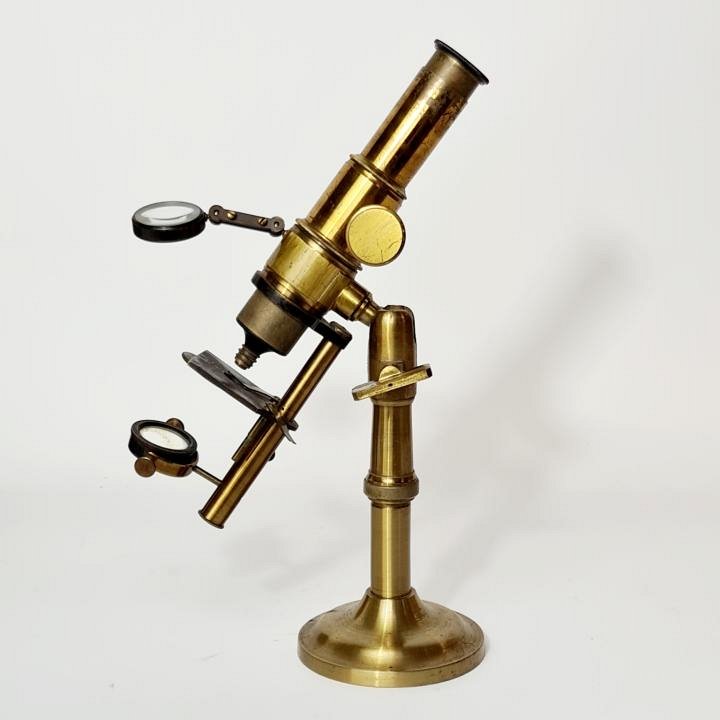 French Cased Microscope 19th c