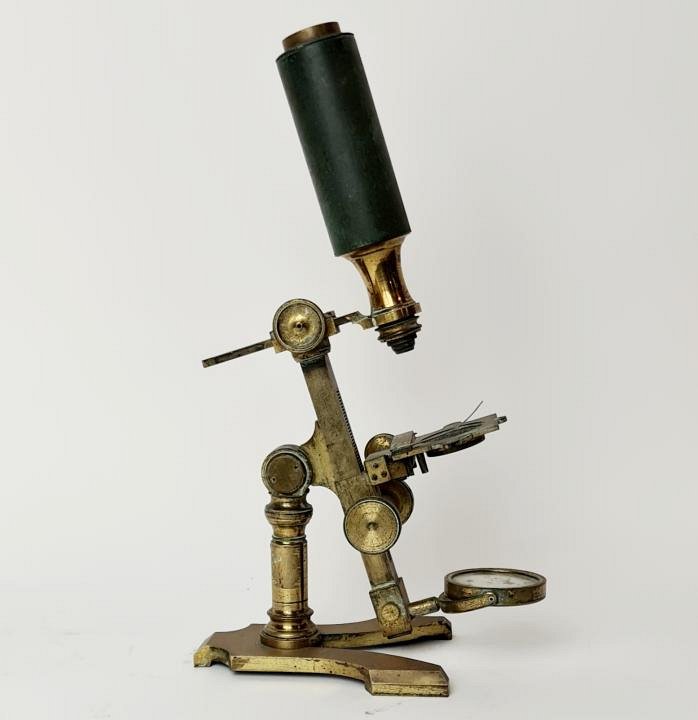 Vintage Brass Microscope