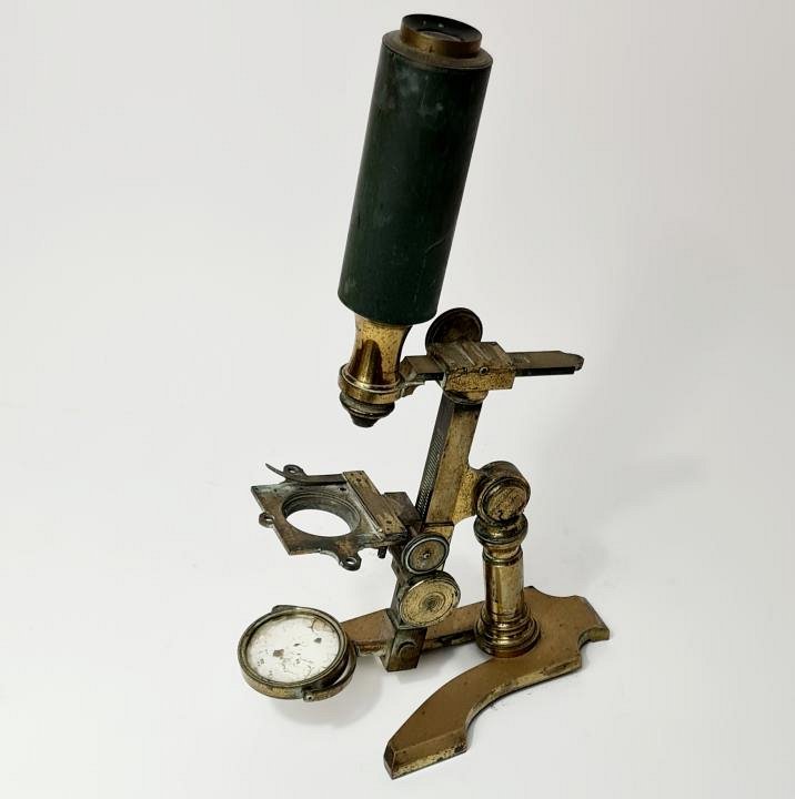 Vintage Brass Microscope