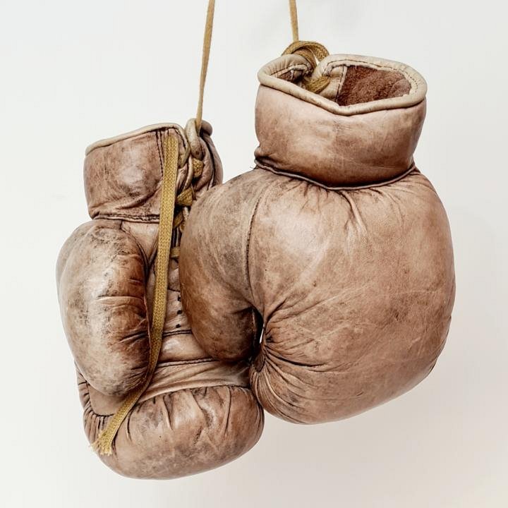 Vintage boxing gloves