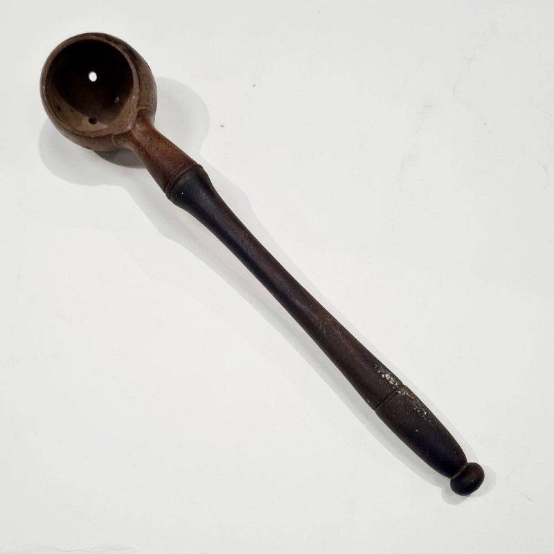 Wooden Straining Spoon