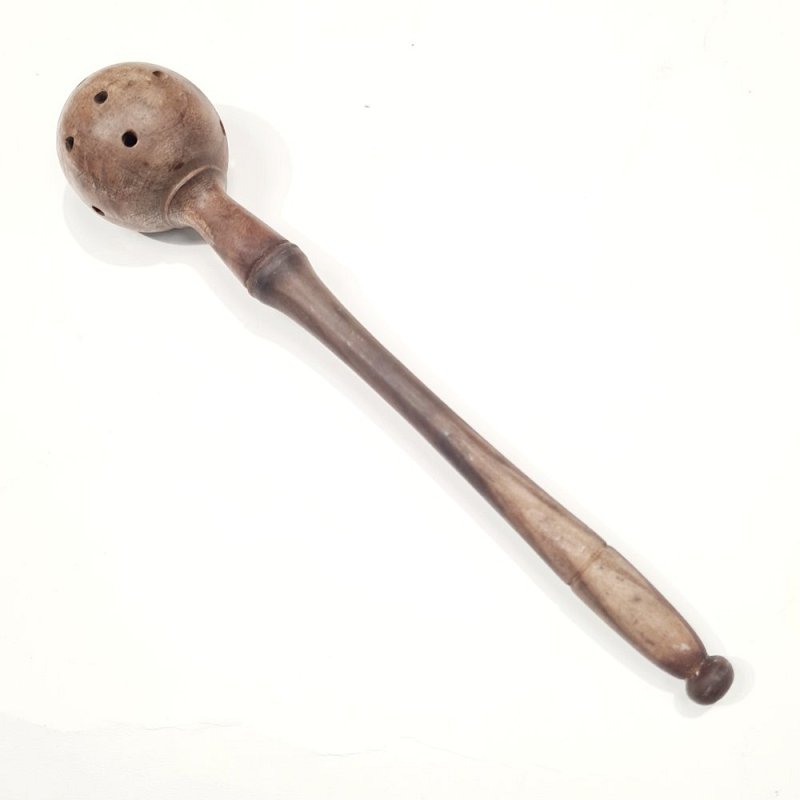 Wooden Straining Spoon