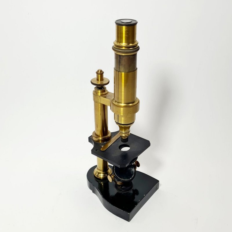 Antique Brass Microscope