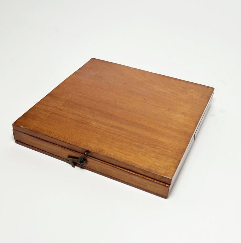 Magnetic Compass In Wooden Case