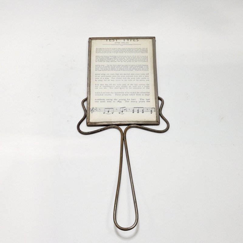 Handheld Eye Chart With Mirror