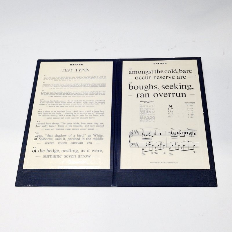 Period Folding Eye Chart