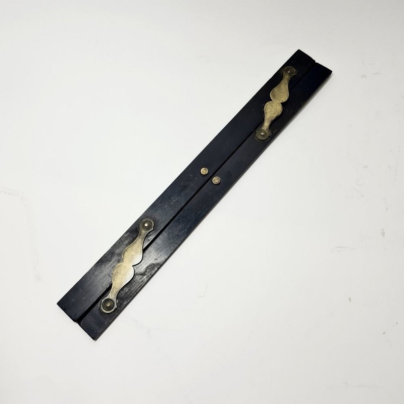 Large Ebonised Parallel Rule