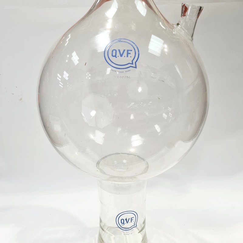 Large Spherical Flask On Glass Stand
