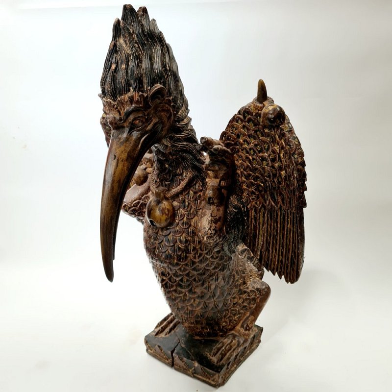 Carved Polynesian Wooden Birds