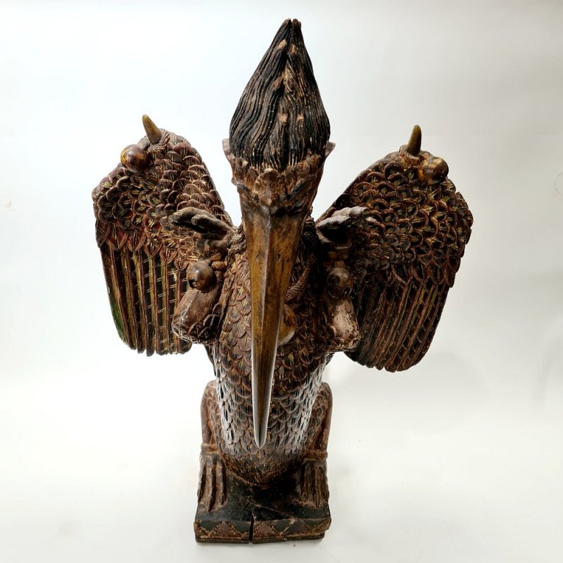 Carved Polynesian Wooden Birds