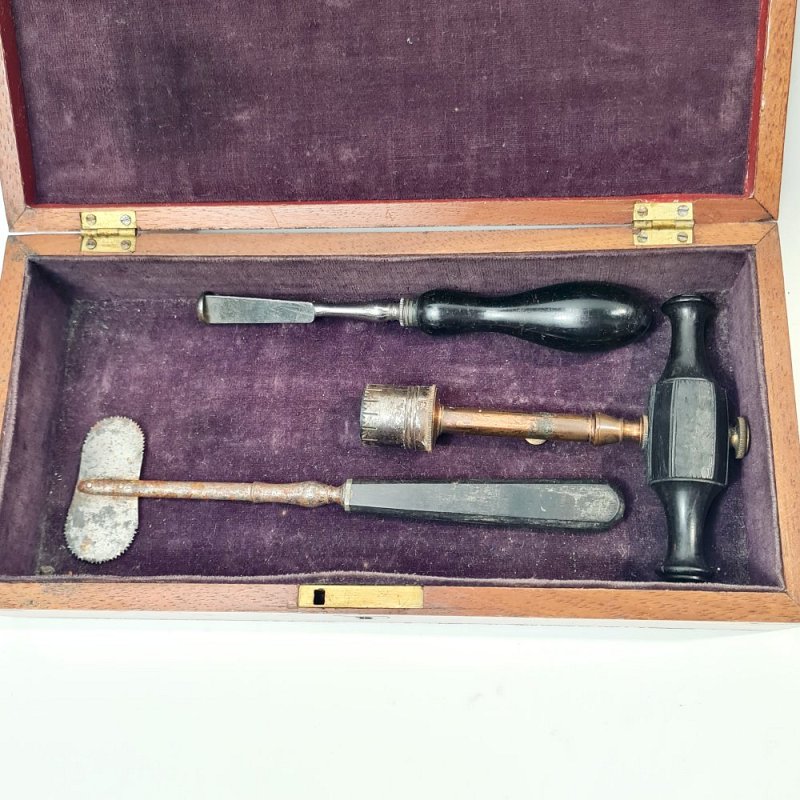 Cased Trepanning Instruments