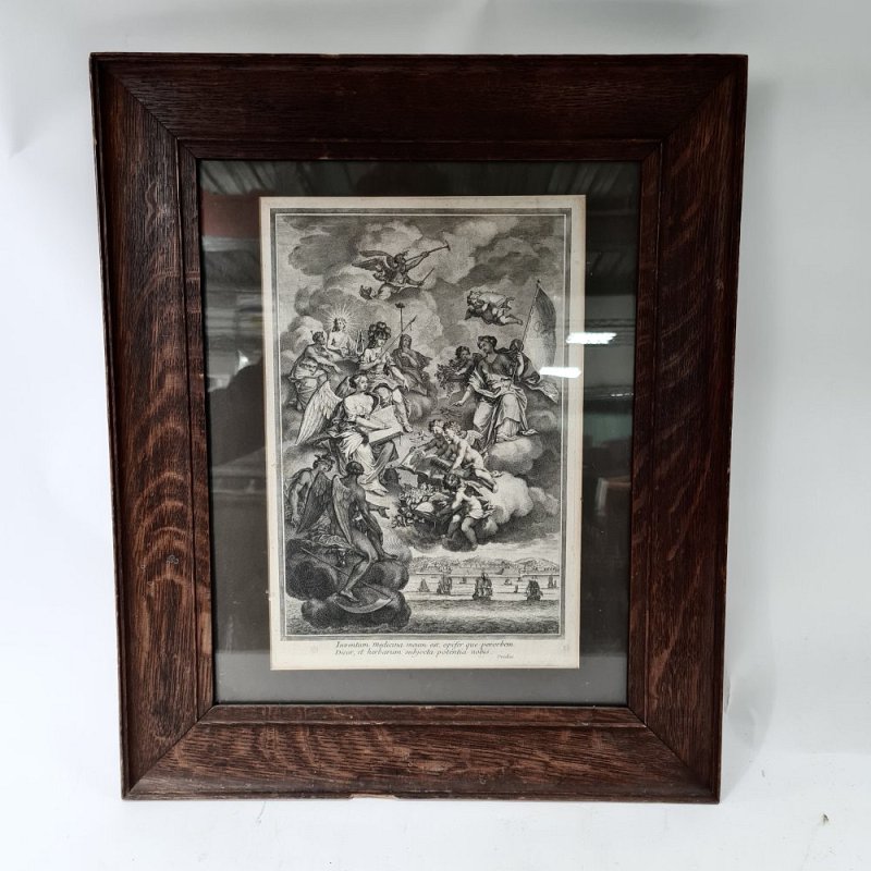 Framed Etching