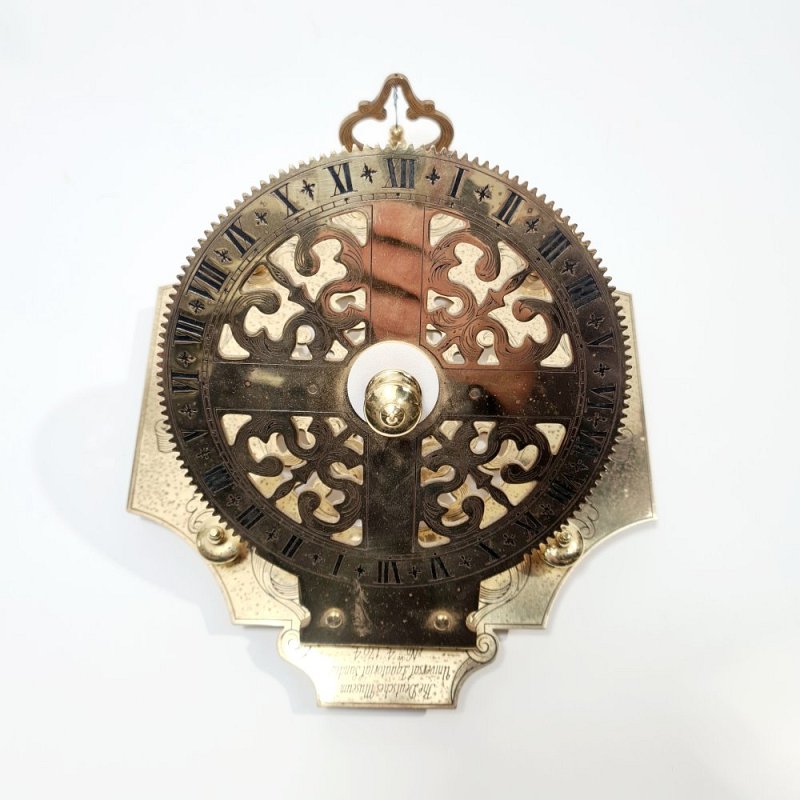 Brass Equatorial Sundial