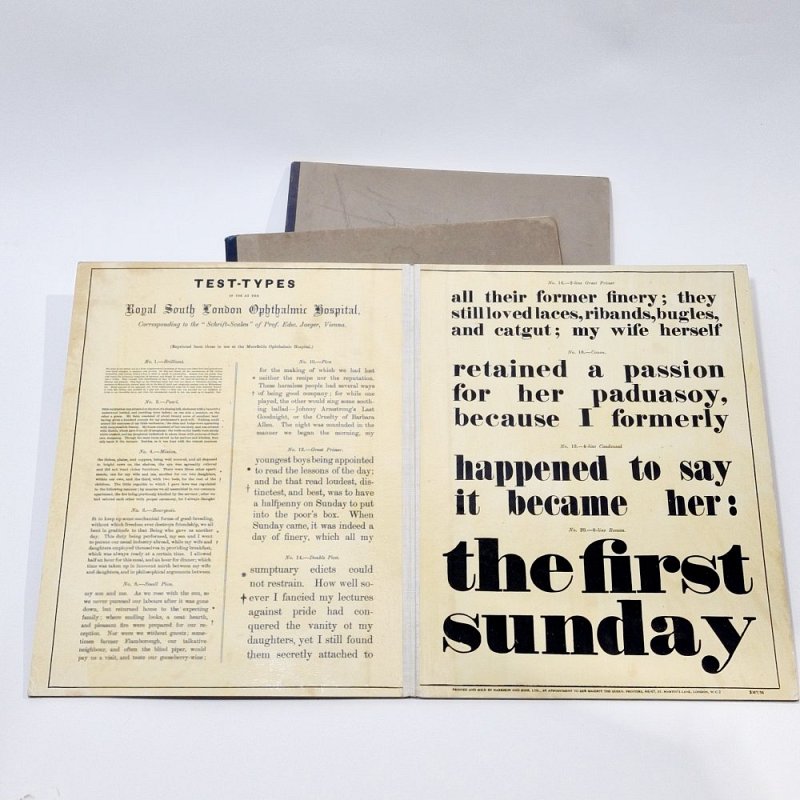 Ophthalmic Test Types (each)
