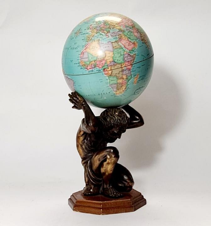 Small Globe On Atlas’ Shoulders