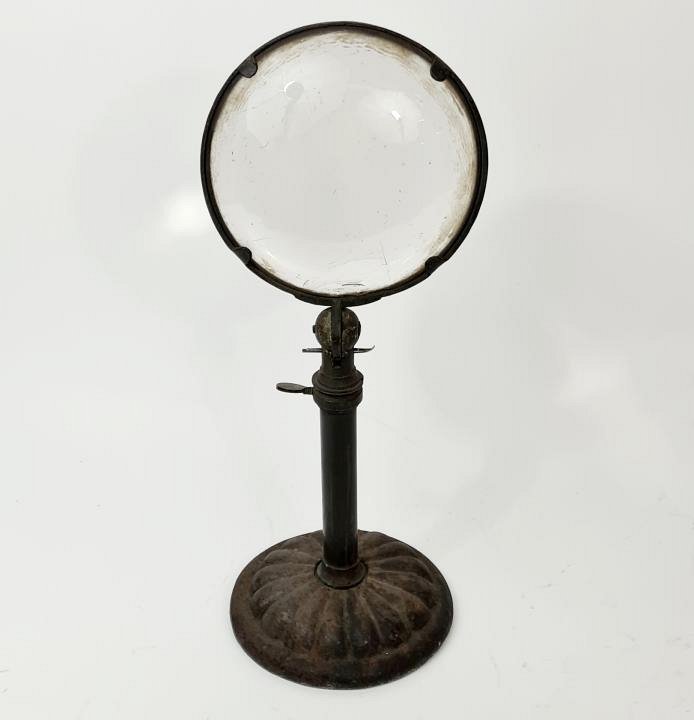 Magnifying Glass With Cast Iron Base