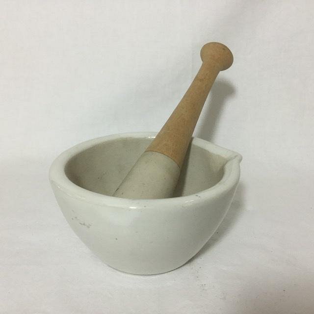 Ceramic Pestle And Mortar