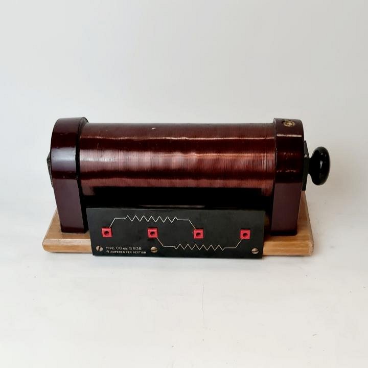 Large Induction Coil With Iron Core