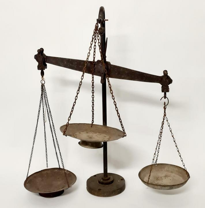 Large Iron Weighing Scales