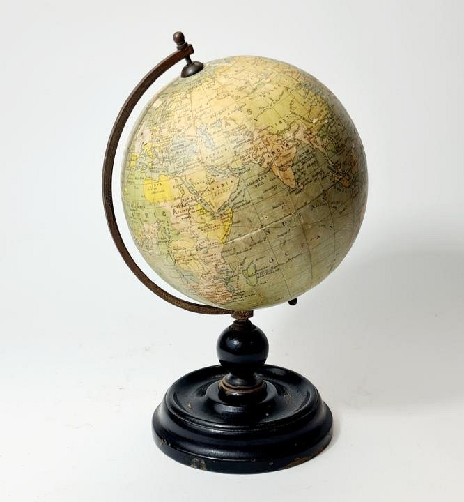 Small Vintage Desktop Globe