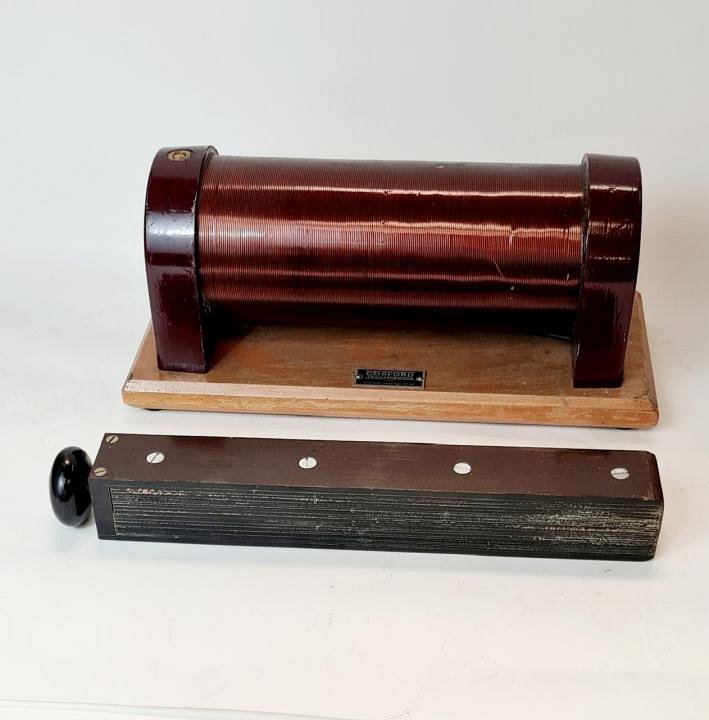 Large Induction Coil With Iron Core