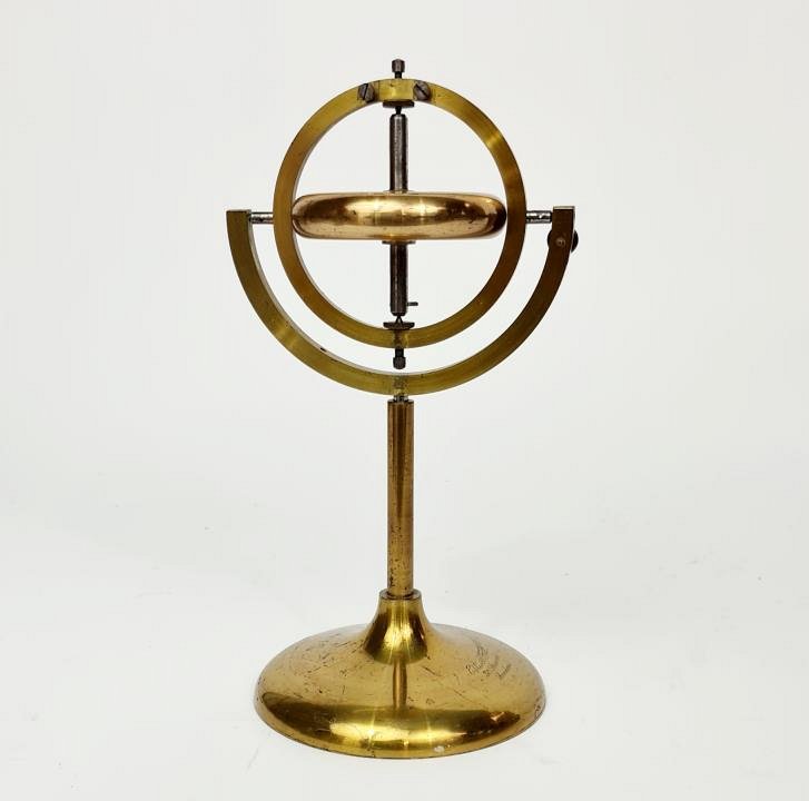 Small brass gyroscope