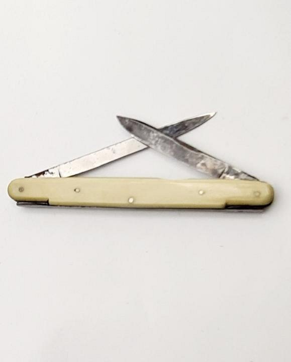 Folding Scalpel / Knife with Ivorine Handle