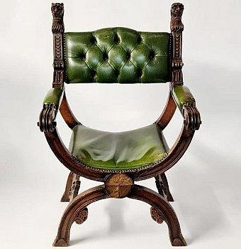 Decorative Wooden Armchair