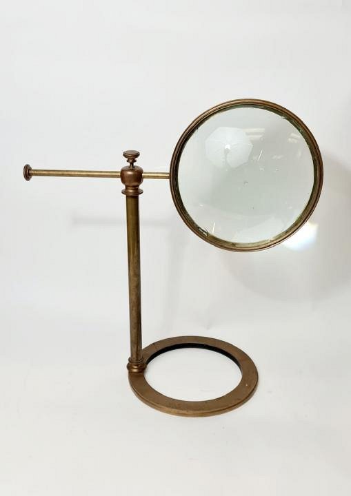 Large Brass Magnifying Glass