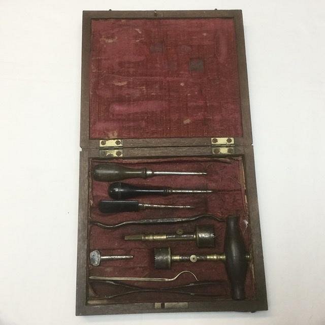 Antique Cased Trephine Set