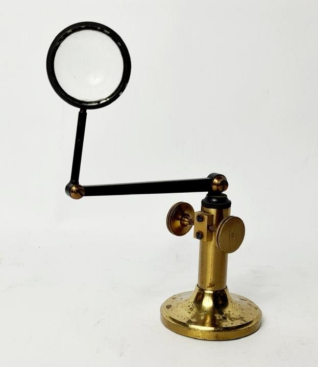 Antique Single Lens Magnifyer Microscope