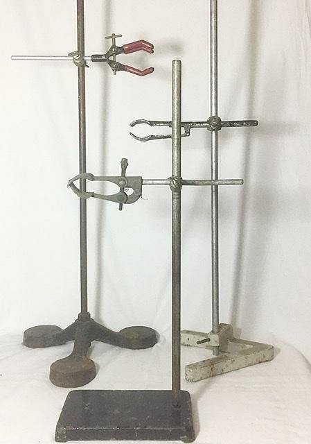 Metal Retort Stand & Clamp (priced individually)