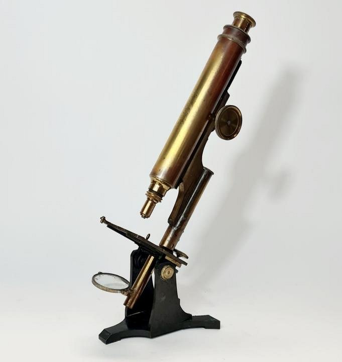 Antique Brass Microscope