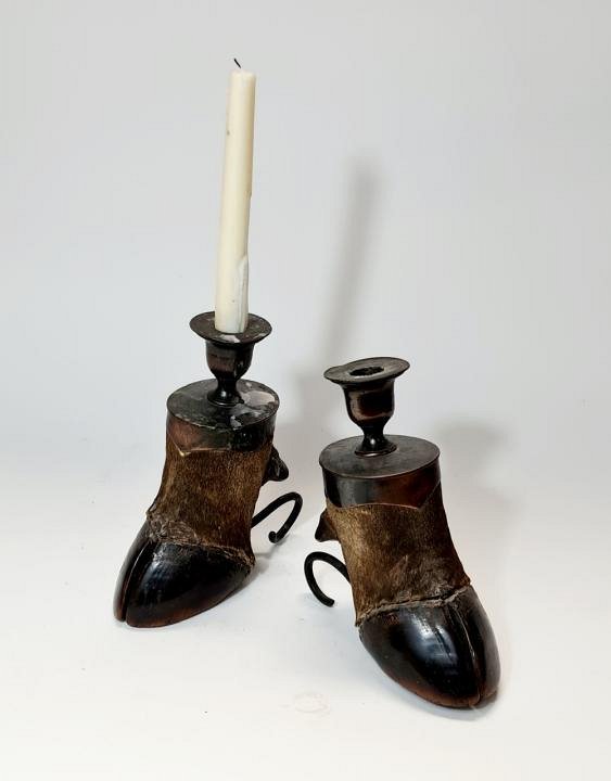 Hoof Candlesticks (pair)