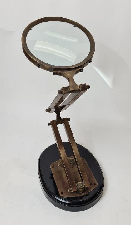 Vintage Magnifier With Hinged Stand