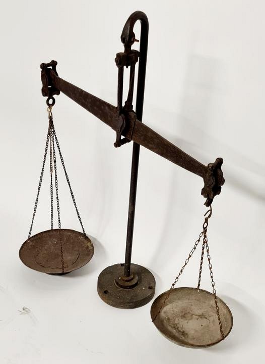 Large Iron Weighing Scales