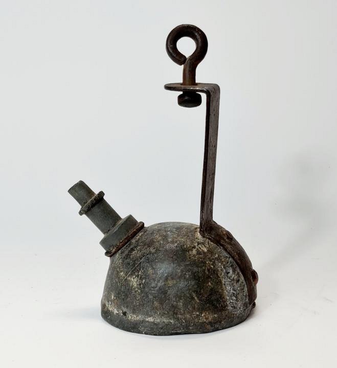 Pewter Oil Lamp