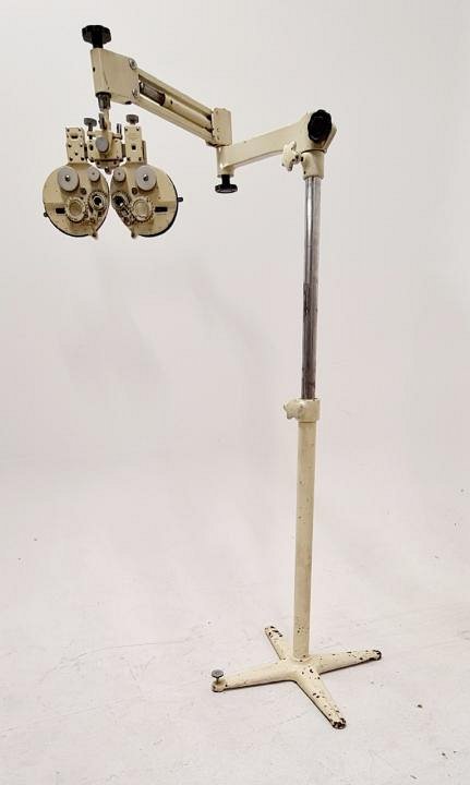 Vintage Optometer On Adjustable Floor Stand