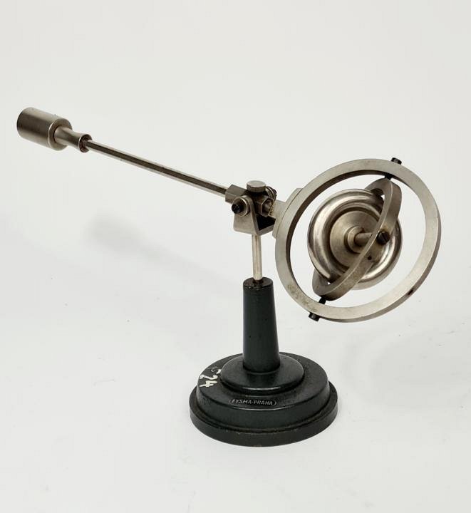 Antique Gyroscope On A Pivoted Arm