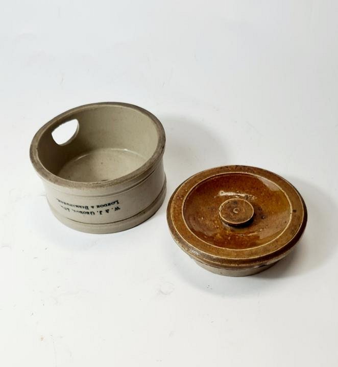 Stoneware Jar With Lid