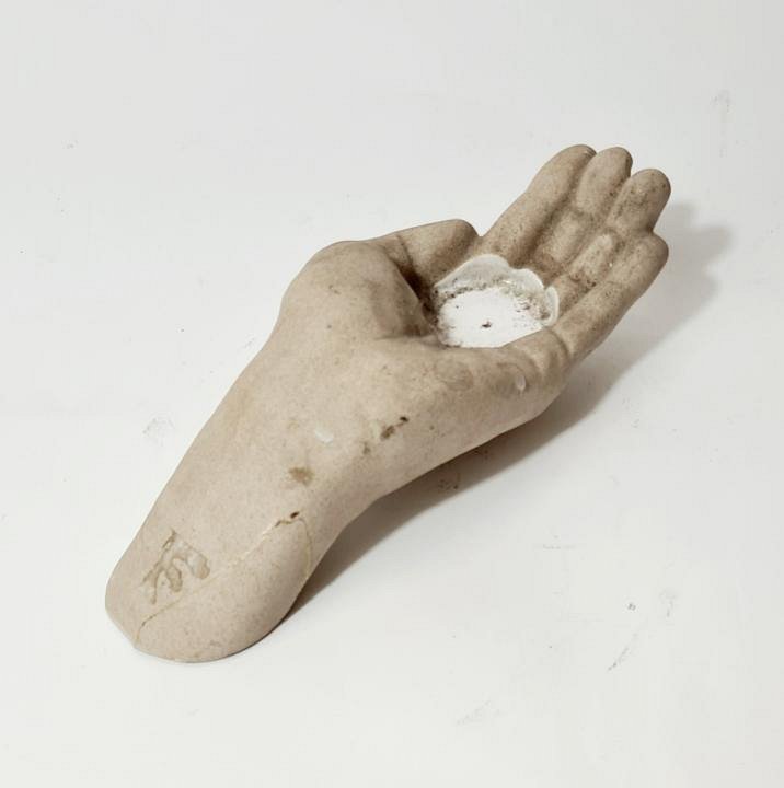 Ceramic Hand Shaped Tea Light Holder